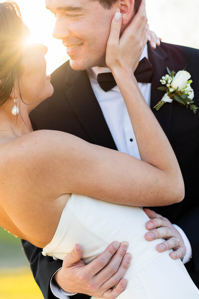 Bride and groom portrait at Birmingham wedding