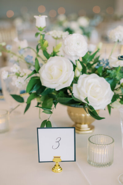 Sicilian themed blue and orange wedding monogram display