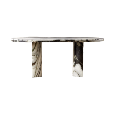 Oval Marble dining table