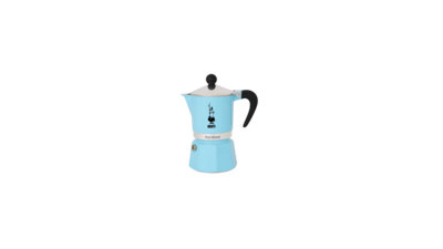 baby blue bialetti coffee espresso maker