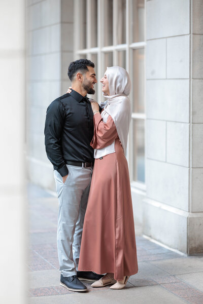 Downtown Toronto engagement shoot