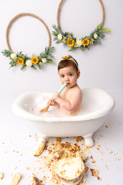 Celebrate your little one's milestone with our delightful cake smash photography sessions. Capturing the joy and messiness of the moment, our skilled photographers create fun and timeless memories. Book a cake smash session to cherish these adorable and candid pictures