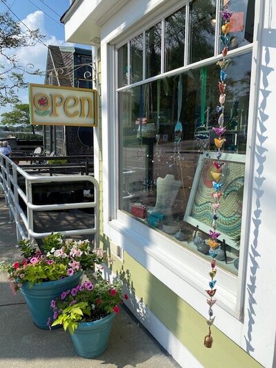 joye storefront during first friday