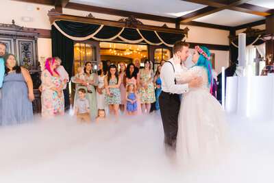 Unique and romantic summer wedding at Gramercy Mansion in Baltimore Maryland
