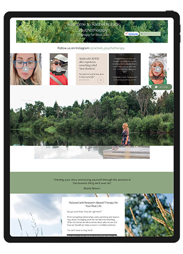 Website design featuring serene visuals of a lake and river, showcasing nature's beauty and tranquility.