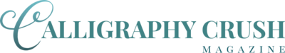 Calligraphy Crush Logo, where Erin Eileen Fine Stationery is featured