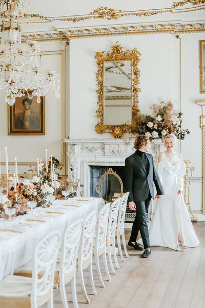 Came-House-Dorset-bride-and-groom