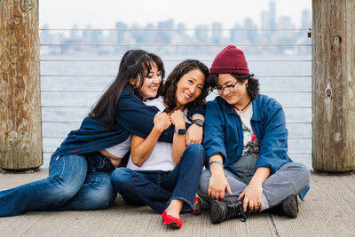 Beautiful family photography outdoors or studio seattle