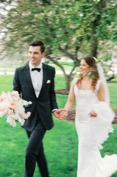 Romantic Spring Wedding with Pink Flowers at Shinola Hotel, the Boutique Luxury Hotel in the Historic City District, Detroit MI