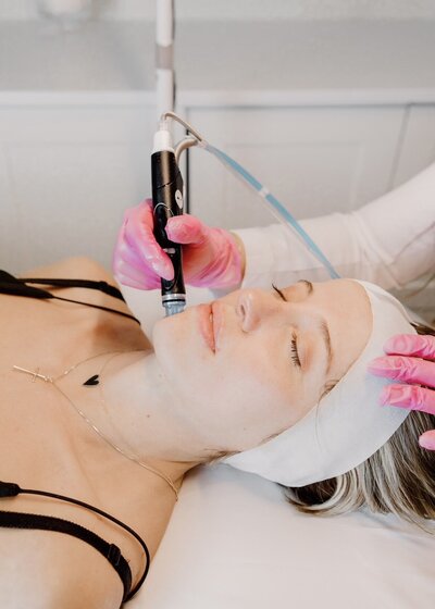 Facial, dermaplaning, and HydraFacial in Barrington