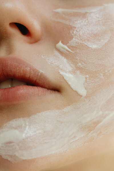 Face with Moisturizer