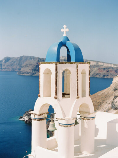 Santorini rooftop dome