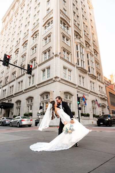 hotel kansas city wedding photography