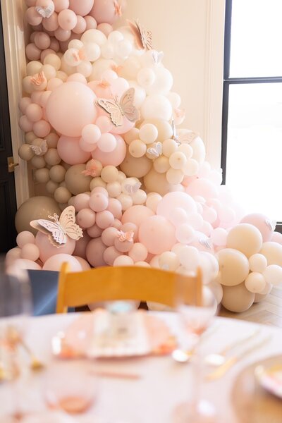 Balloon decor for bridal showers, birthday parties, and corporate events