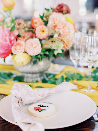 Martha's Vineyard Elopement tablescape by Timeless Events Planning