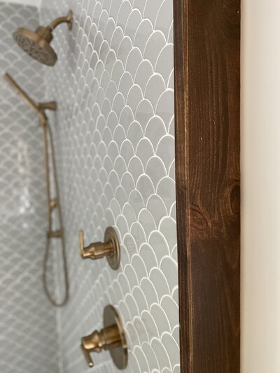 Primary Bathroom Inspiration Scallop Tile