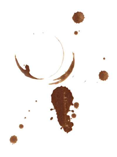 Coffee stain illustration