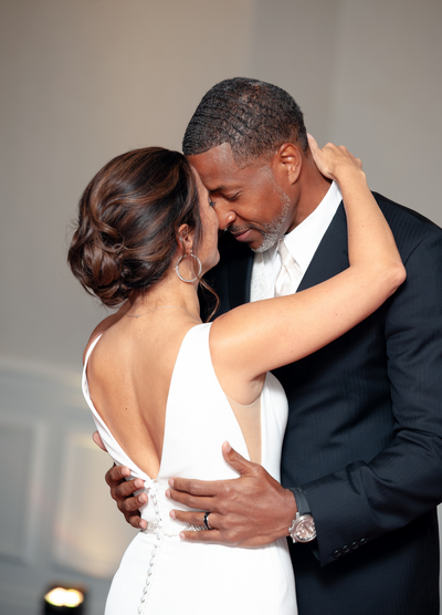 Bride and Groom's Romantic First Dance