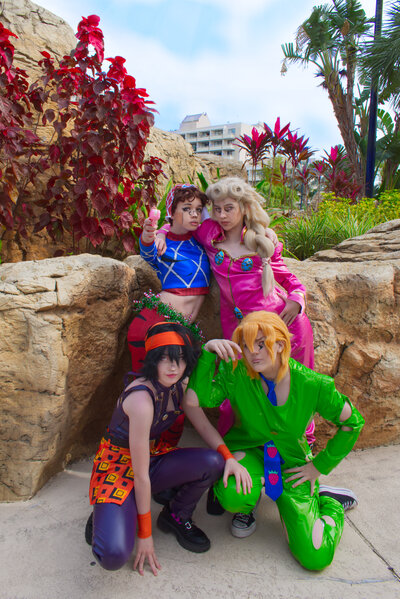 Narancia Ghirga, Fugo Pannacotta, Guido Mista, Giorno Giovanna 1