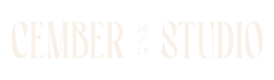 Cember Studio primary logo