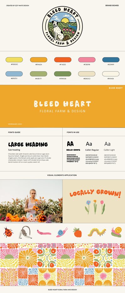 florist website design elements