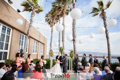 Wedding Ceremony at The Portofino Hotel & Marina in Redondo Beach