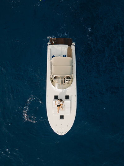 bride walking through. redwood ferns