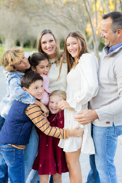 Large family group photo in Birmingham AL