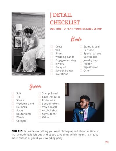 gmp 2023 wedding guide print