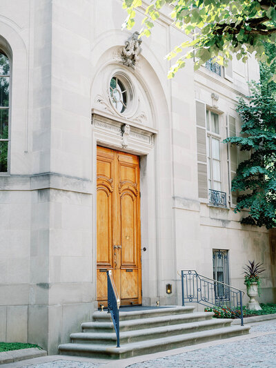 Front of Meridian House in Washington DC