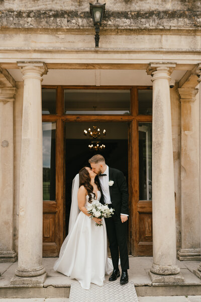 Couple Portrait at Eastington House by Cotswolds Wedding Photographer
