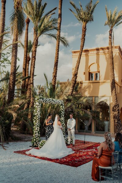 Bride and Groom under Grennery Arch