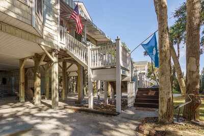 Exterior View Of The Stairs 