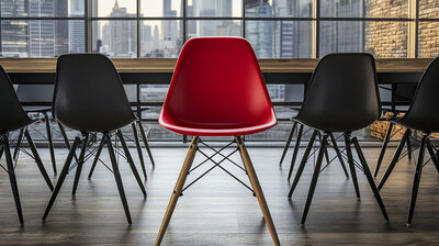 red chair
