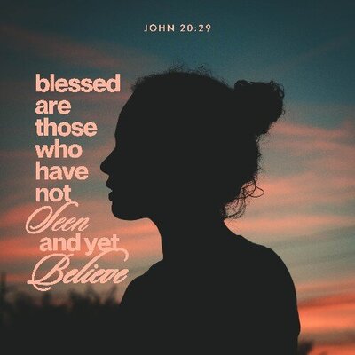 john 20.29 for gallary