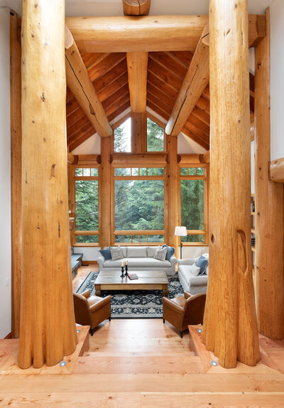 Interior Design Whistler Log Home Cabin