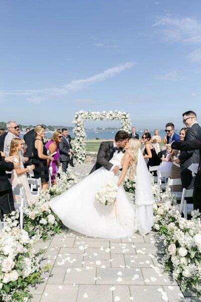 Manchester Country Club - Indoor Wedding Reception, With Decor Set Up