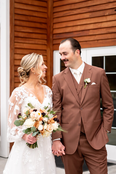engagement photo at folly beach, sc