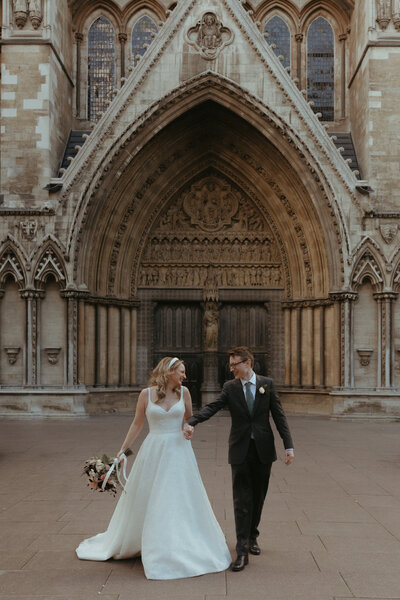 Bride and Groom First Look at Luxury Wedding Gallery | London & Sicily Wedding Portfolio of Maila Enea Events