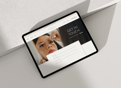 Showit Website Template for Lash Artists and Beauty Professionals