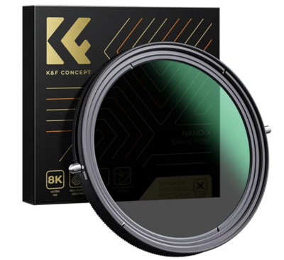 K&F Concept 95mm Variable Fader ND2-ND32 ND Filter and CPL Circular Polarizing Filter 2 in 1 for Camera Lens No X Spot Waterproof Scratch Resistant (Nano-X Series)