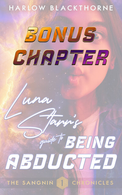 Book 1 bonus chapter cover for alien abduction romance series