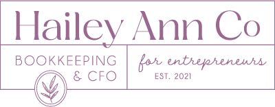 Hailey Ann Co Bookkeeping Logo