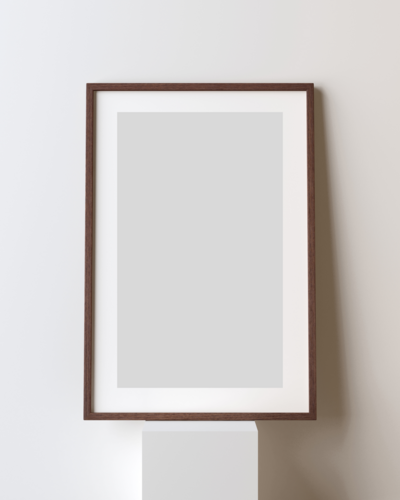 Sample framed wedding portrait showing elegant wall display printing, available through Zanthe Vorsatz Photography.