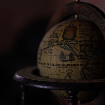 antique globe #darkacademicaesthetic