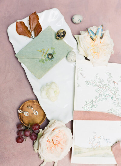 Charleston SC Wedding Flat Lay Details Type A Carrie Moe