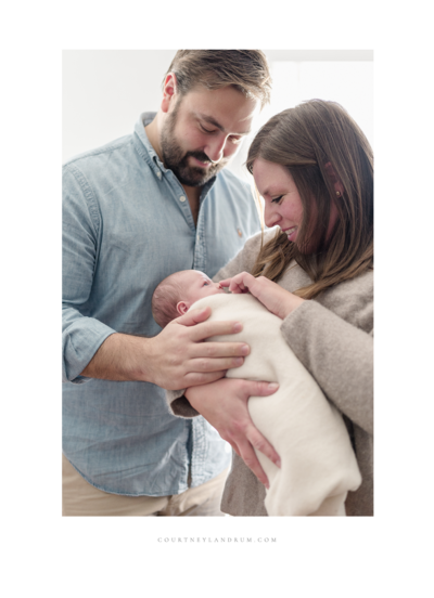 Luxury newborn announcement cards in NJ