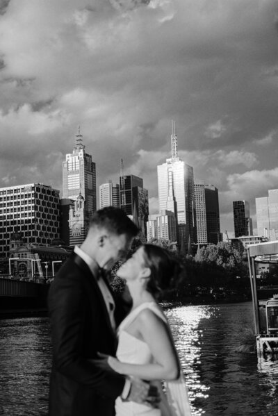 Raz and Tom’s Melbourne wedding captured by Melissa Clark Photography, a Queenstown-based destination wedding photographer.
