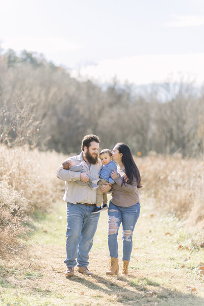 Family session by North Carolina photographer