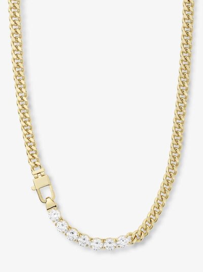 melinda marie gold with diamonds necklace